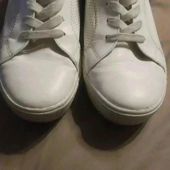 Steve Madden Toliver White Tennis Shoes Sneakers 7.5 - Picture 4 of 4